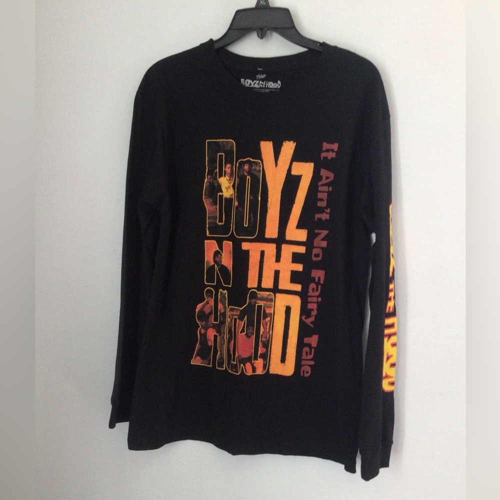 Philco’s Boyz in the Hood Men’s Black Long Sleeve Tee Shirt. Size medium.